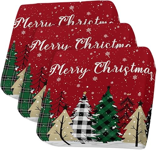 Miniatura 44 de Fundas de cojín para sofá de Navidad con diseño de muñeco de nieve azul, funda elástica para sofá con parte inferior elástica, fundas de sofá