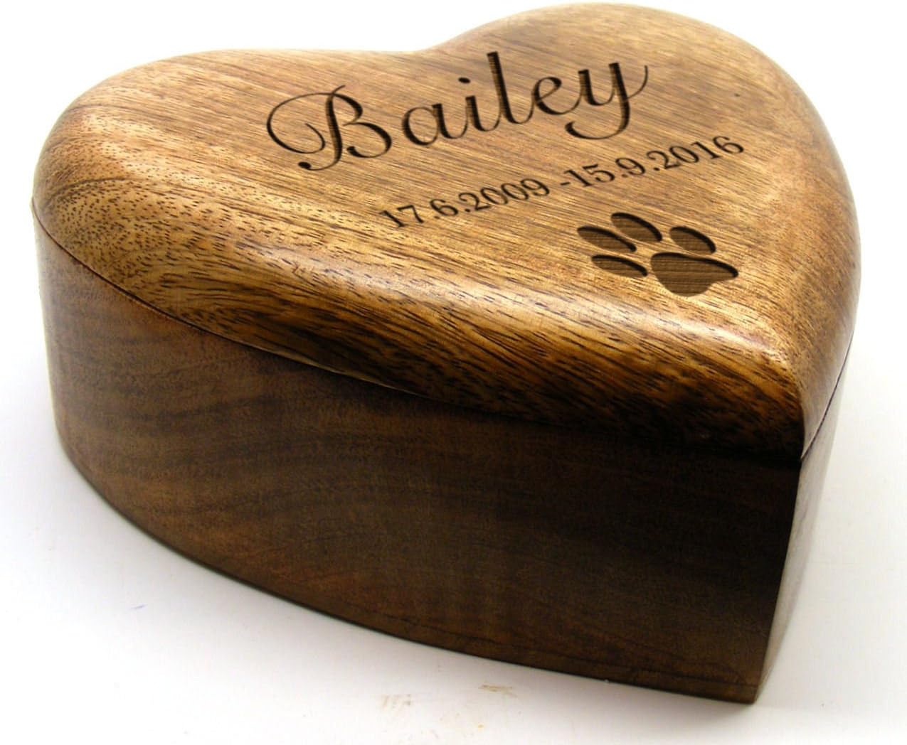 personalised dog ashes box