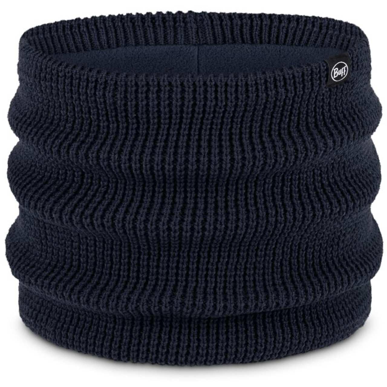 Buff| Braga de cuello Knitted & Fleece Frio Extremo, Practico, Versatil, Moda, Aislamiento termico, Comodo Hombre Mujer Talla única Azul