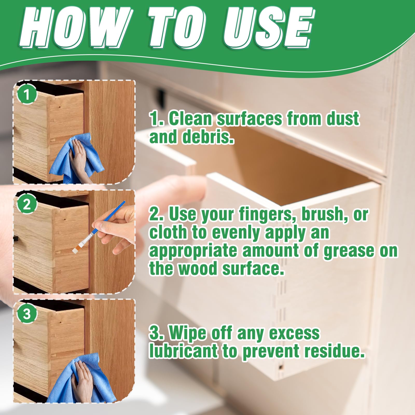 Grasa lubricante para madera