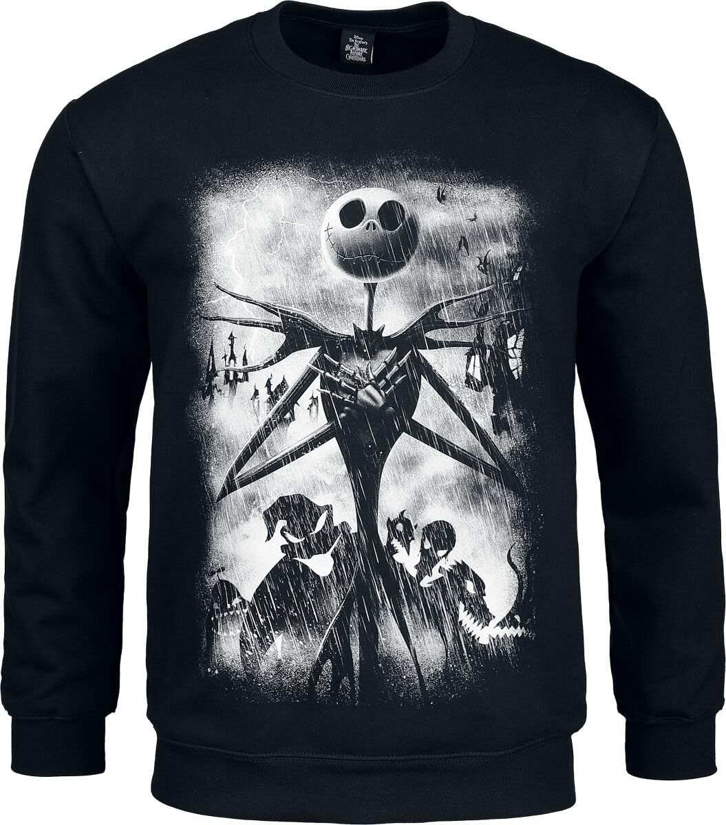Sudadera de Pesadilla Antes de Navidad para mujer con corte regular 4