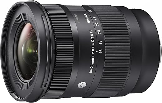 Sigma 16-28mm f/2.8 DG DN Contemporary Lens for Sony E Mount Full Frame Mirror Less Cameras (Black)