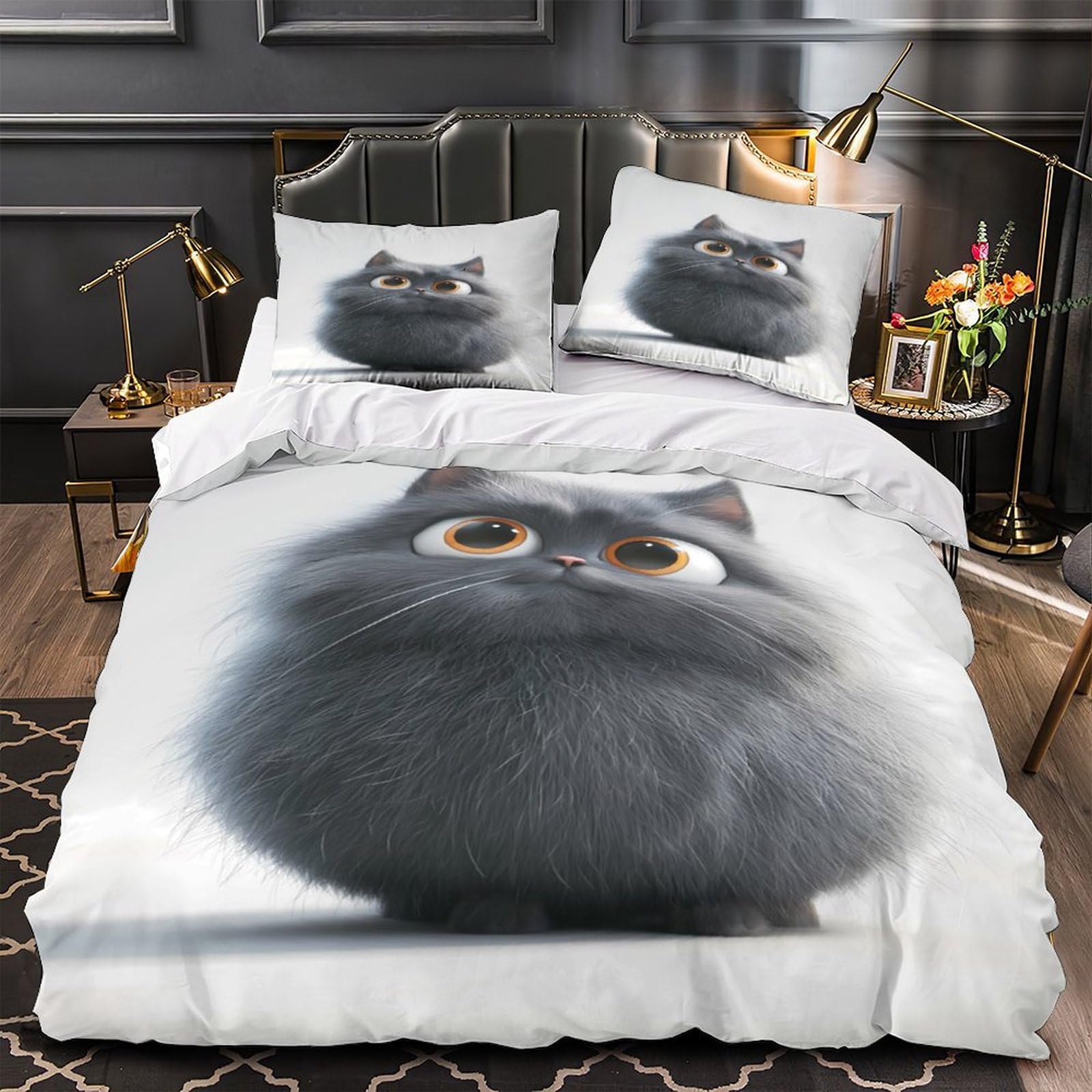 Parure de lit motif chien 3D pour transformer la chambre des filles en cocon douillet