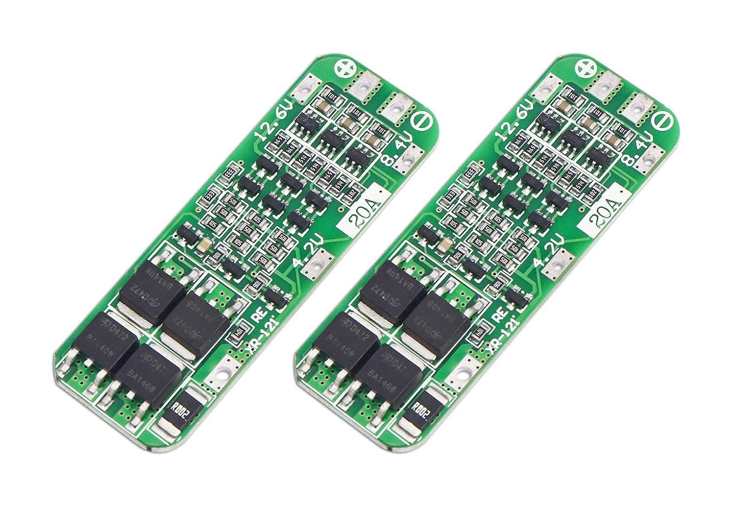 Electronic spices 3S, 20A, 12.6V BMS 18650 Lithium Battery Protection Board (Pack of 2)