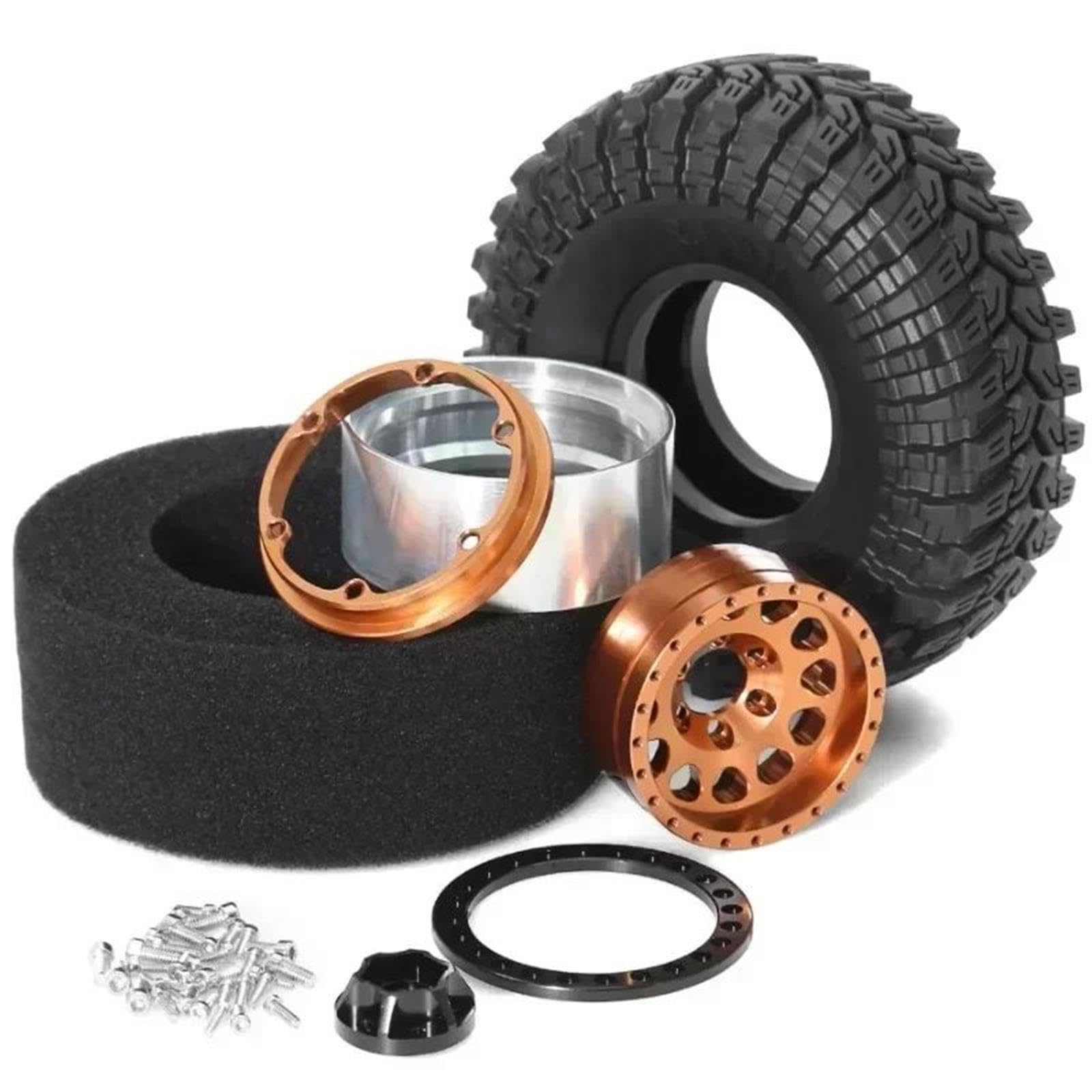1,9" Beadlock Wheel Reifen Offset -8,9Mm Für Traxxas Für TRX4 Für TRX6 1/10