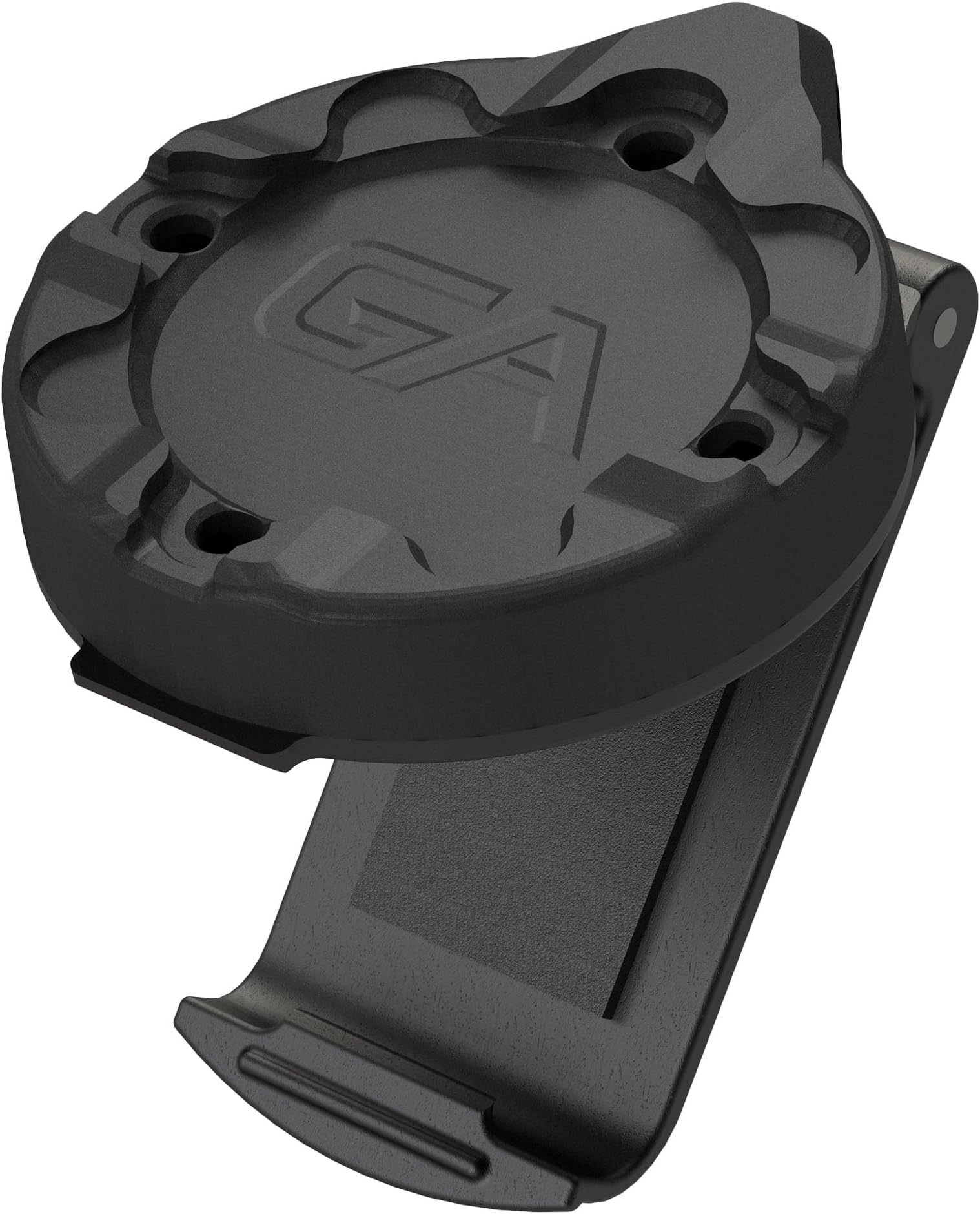 Guardian Angel Flashlight Snap Lock Mount Accessory – Magnetic Mount with Screw-in Feature – Clip Securely Snaps Close Around Straps – for Thinner Dog Straps, Backpacks, Molle, Thin Straps & More