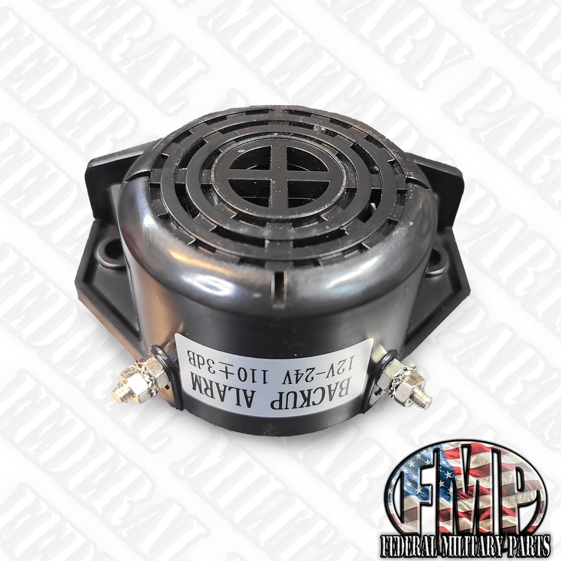 Federal Military Parts Backup Alarm Beeper for Military Vehicles, Compatible with Humvee HMMWV M998 M1038 and More