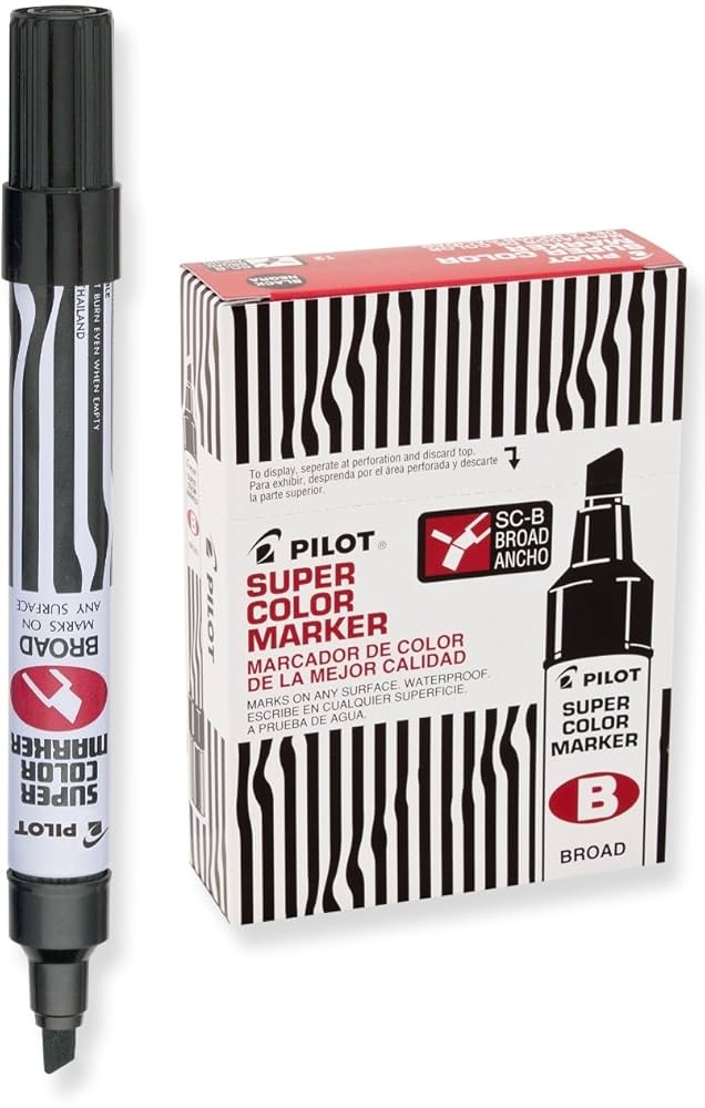 Amazon.com : PILOT Super Color Refillable Permanent Markers