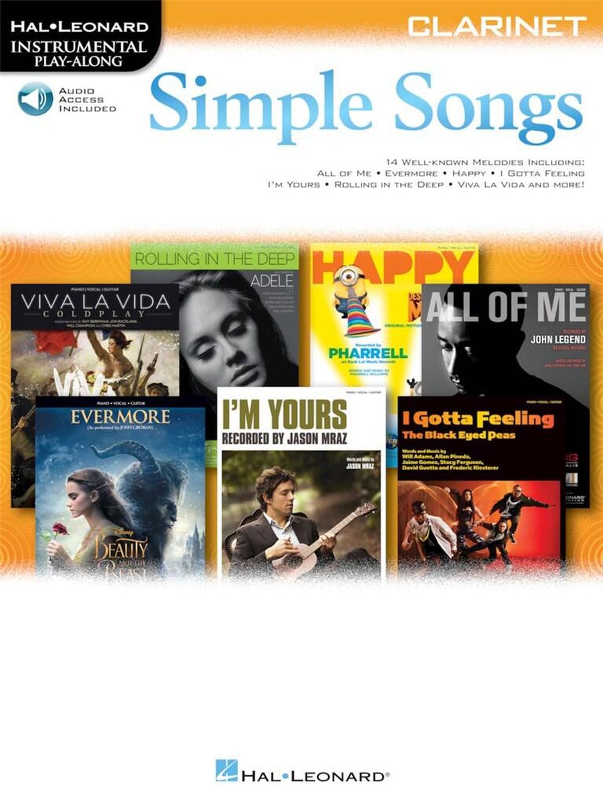 Simple Songs: Clarinet (Hal Leonard Instrumental Play-Along) (Includes Online Access Code)