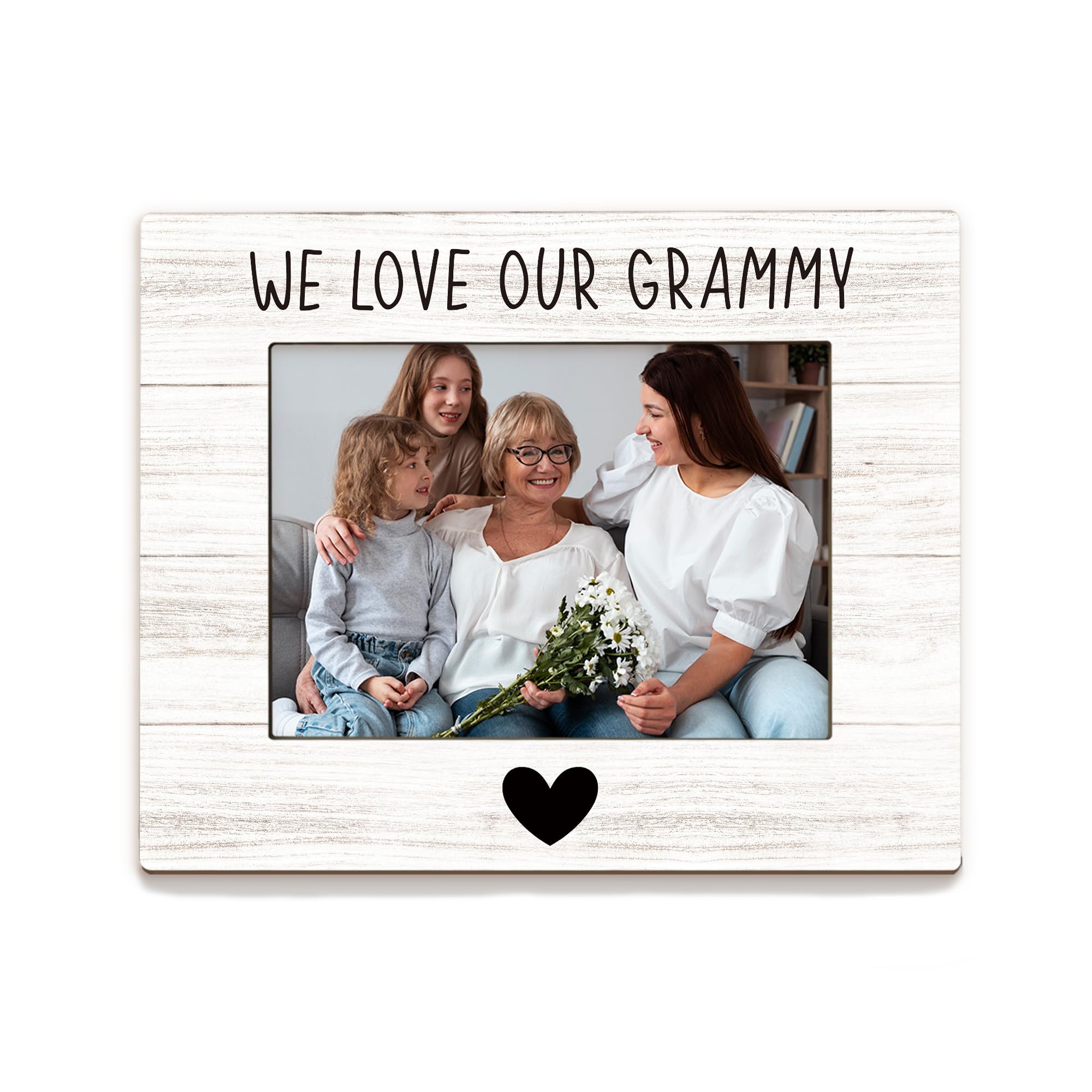 Cadre photo Grammy 12,7x17,8 cm en bois souvenir de petits-enfants