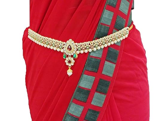 Valusha Womens Metal Belly patta (Multicolour)