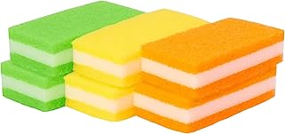 【Amazon.co.jp 限定】スリーエム(3M) キッチン スポンジ 抗菌 キズをつけない ロング 6個 スコッチブライト SS-74K