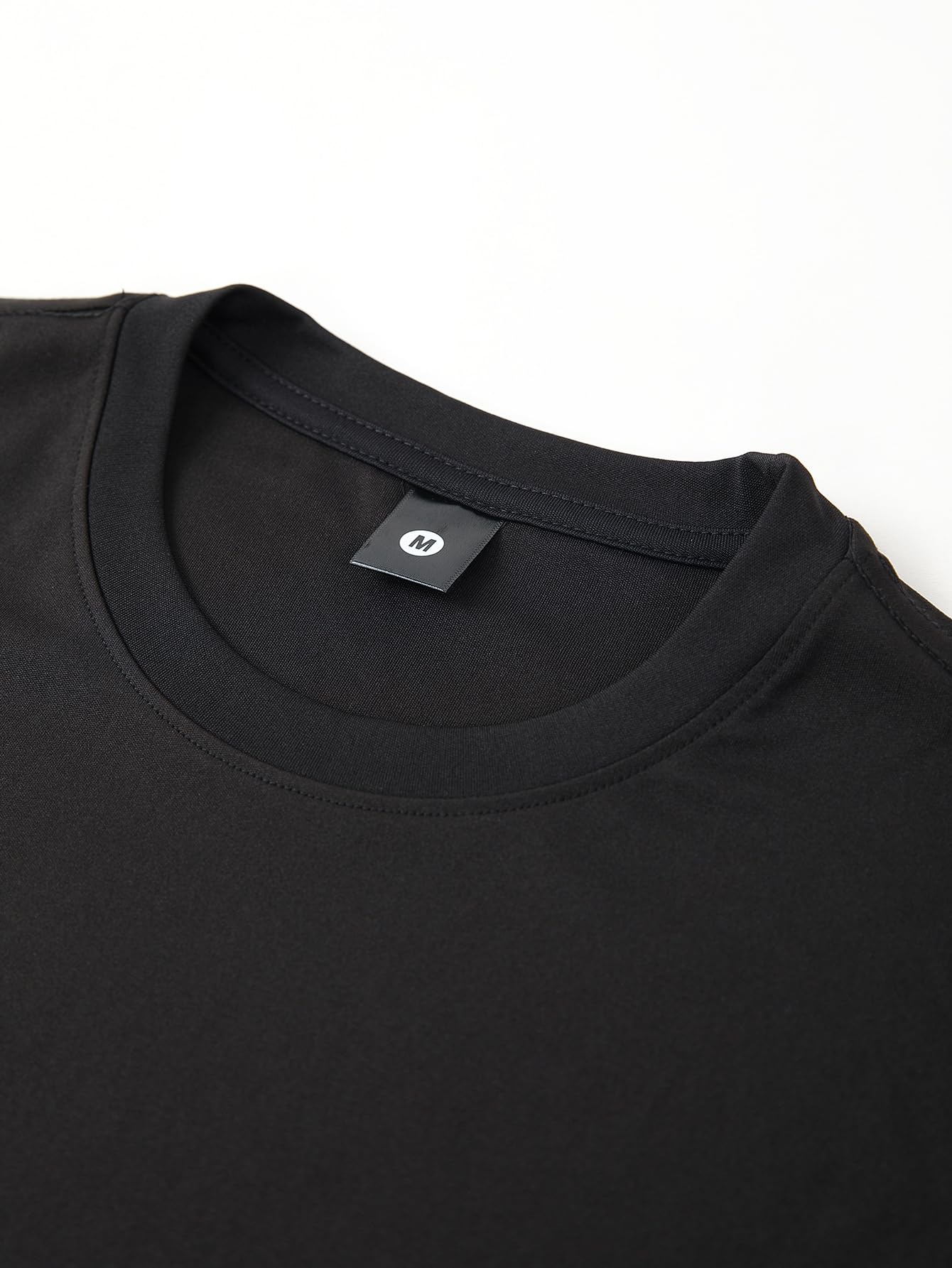 Conjunto de 2 piezas de camiseta ligera de manga corta con bloques de tres colores para hombre, a la moda, casual, vacaciones, deportes, fitness — view 4