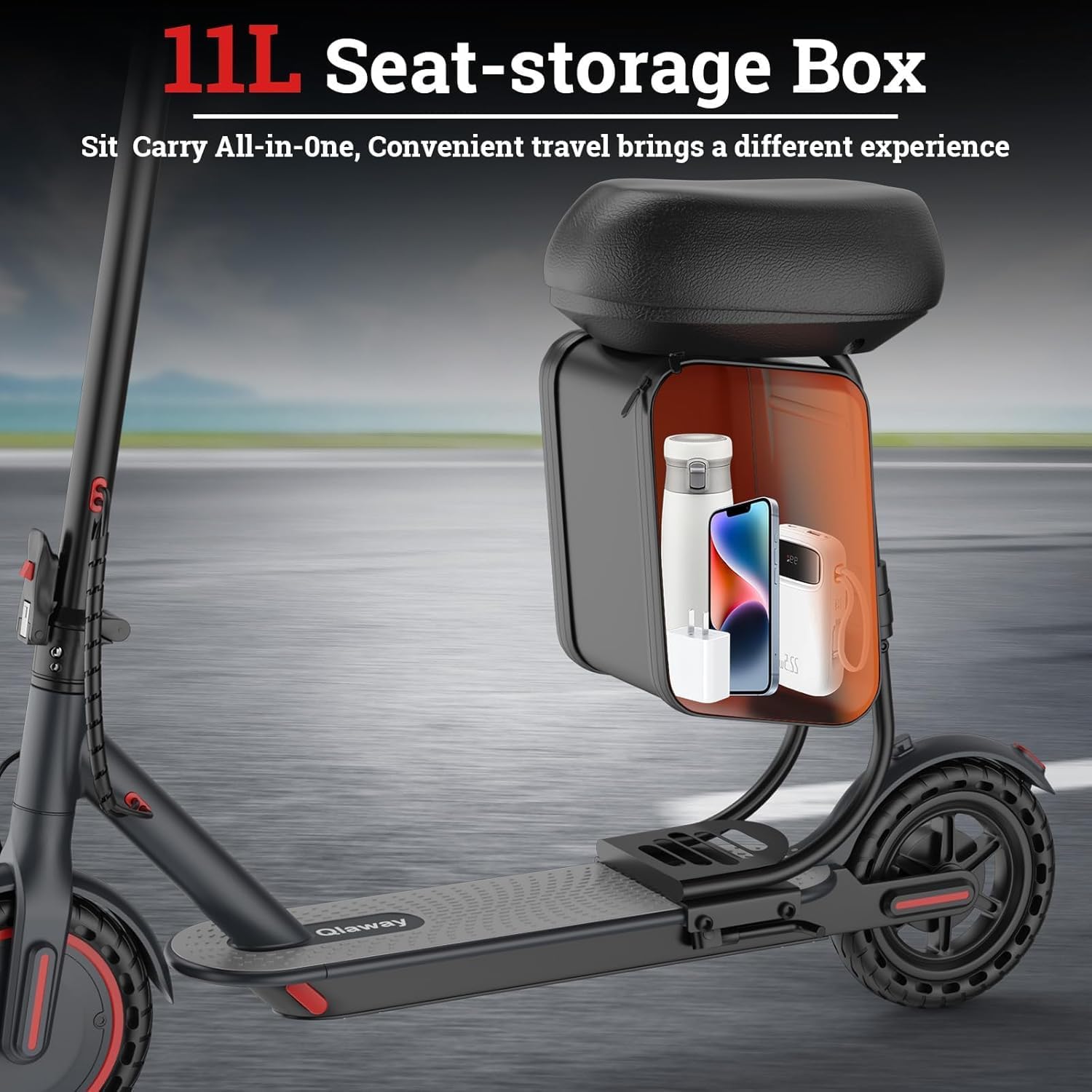Electric Scooter for Adults, 8.5"/10" Tires, 19/22MPH, 350W/500W Powerful Motor, 15/22 Miles Range,Portable & Folding Commuter Escooter with Dual Braking, APP Control