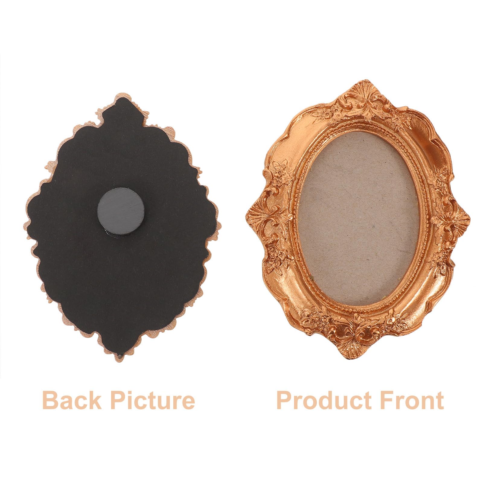 Alasum Magnetische Fotorahmen für Selbstgemacht Bastelprojekte 5 Stück Pack mit Trockenblumen und Muschelmotiv aus Kunstharz und Magnet Dekorativ und Praktisch und Hauswarmings