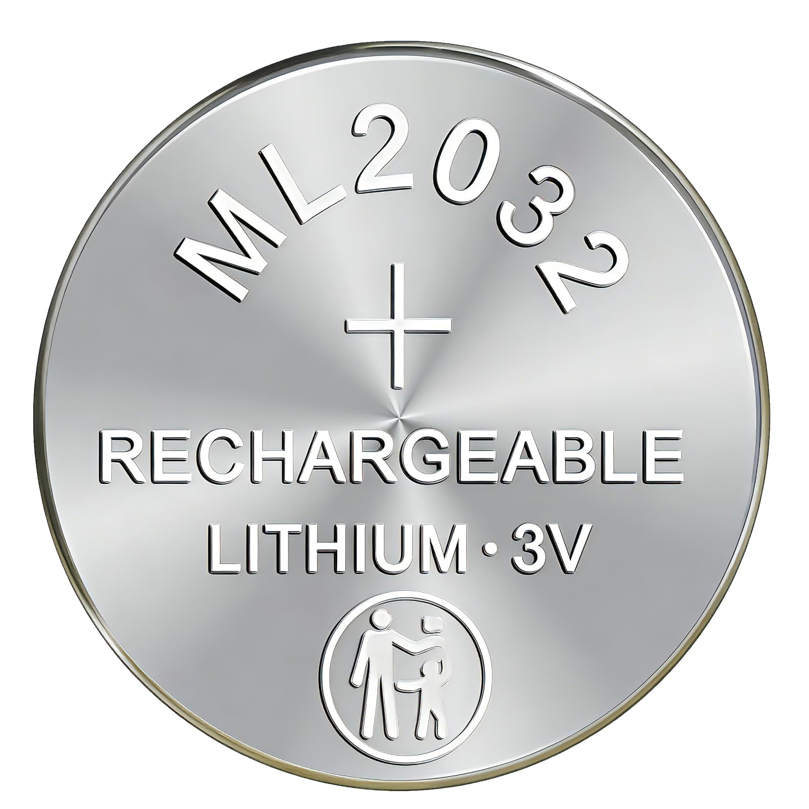 1 unidad ML2032 3 V 80 mAh batería recargable para teclado Logitech K750, Garmin Forerunner 10 Reloj, Calculadora – RTC 3 V ML 2032 Kit de intercambio de batería