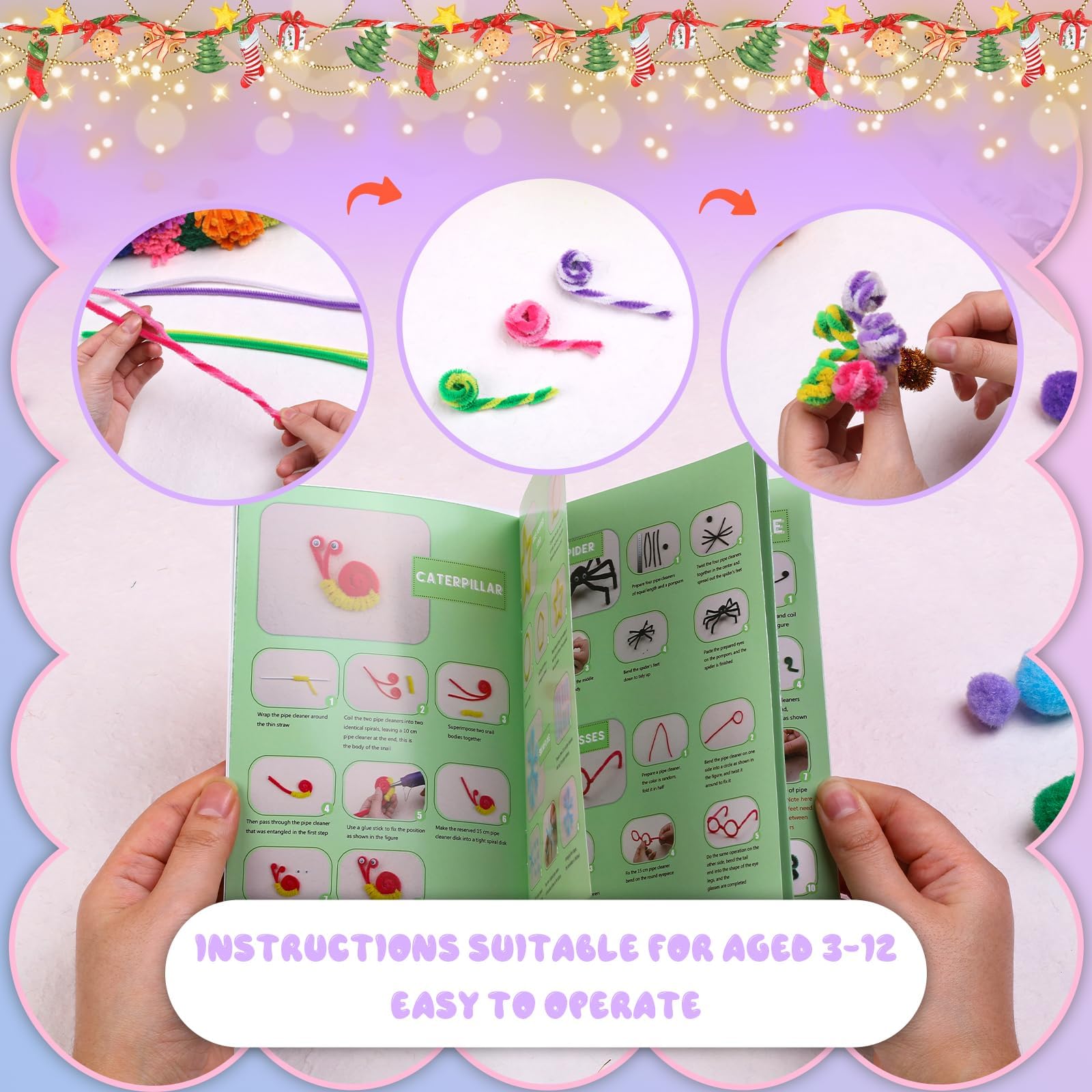 Amazon.com: 2000PCS Pipe Cleaners, Pipe Cleaners Chenille Stem 20