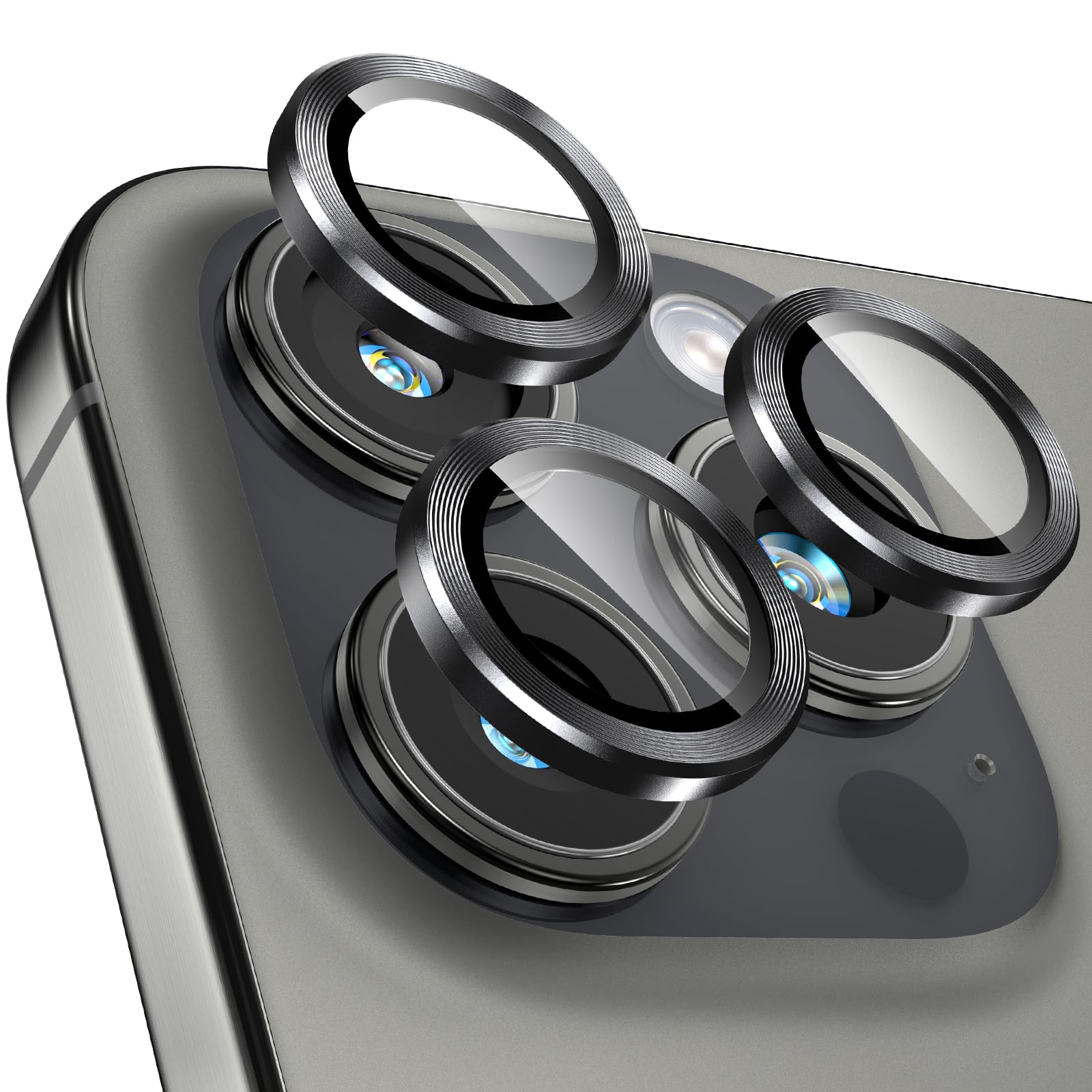 Marca YUCOSTREE Protettore Obiettivo Fotocamera Per IPhone 15 Pro - Foto 7