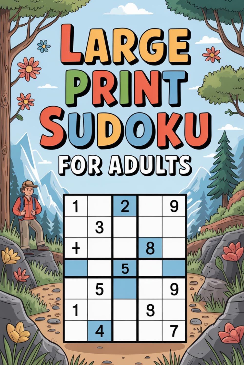 Large Print Sudoku for Adults: 200 Medium Difficulty Puzzles to Relax and Train Your Brain (Large Print Puzzle Books for Adults)