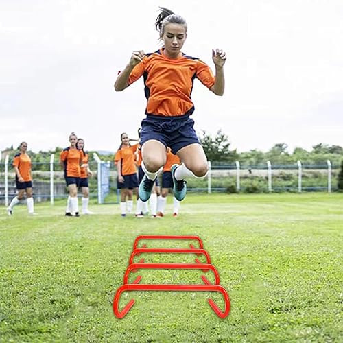 Miniatura 7 de Escalera de agilidad profesional de entrenamiento de velocidad, escalera de agilidad de 20 pies, 12 conos de fútbol, 4 obstáculos de agilidad,