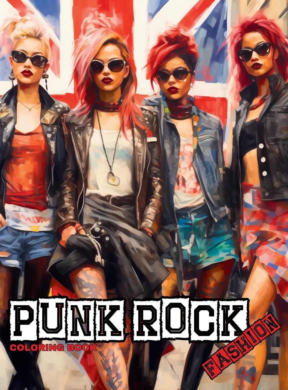 Coloriage punk rock créatif pour vos moments de détente et de relaxation le soir
