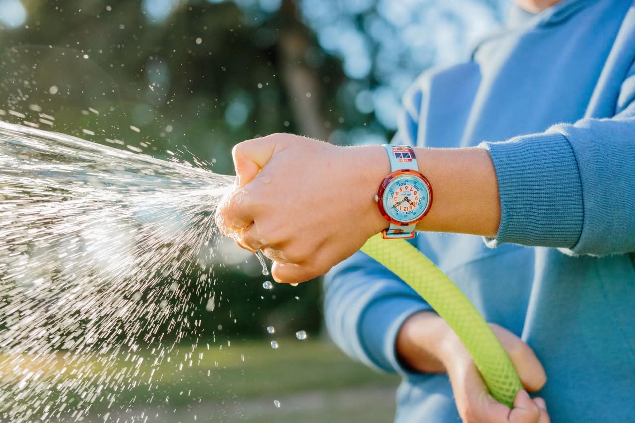 Flik Flak Unisex Kid Watch Biosourced Quartz Waterproof Fire Stopper