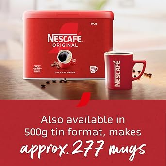 Nescafe Original Individual One Cup Instant Coffee Sachets x 50 1.2g Sticks