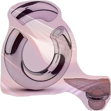 Male Stainless Steel Extra Heavy Fitness Ring, Male Stretching Exercise Ring -E01CCUS 30mmB