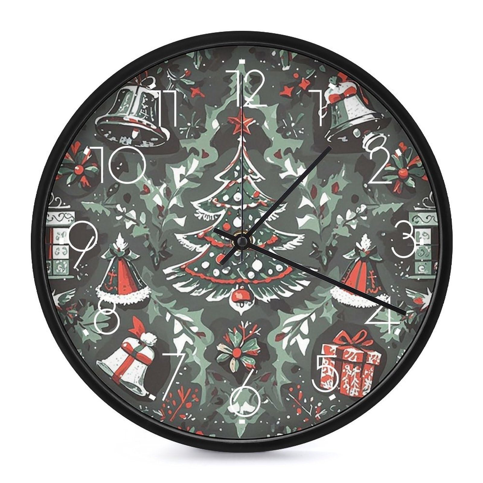 Horloge murale gothique silencieuse pour un salon moderne et zen