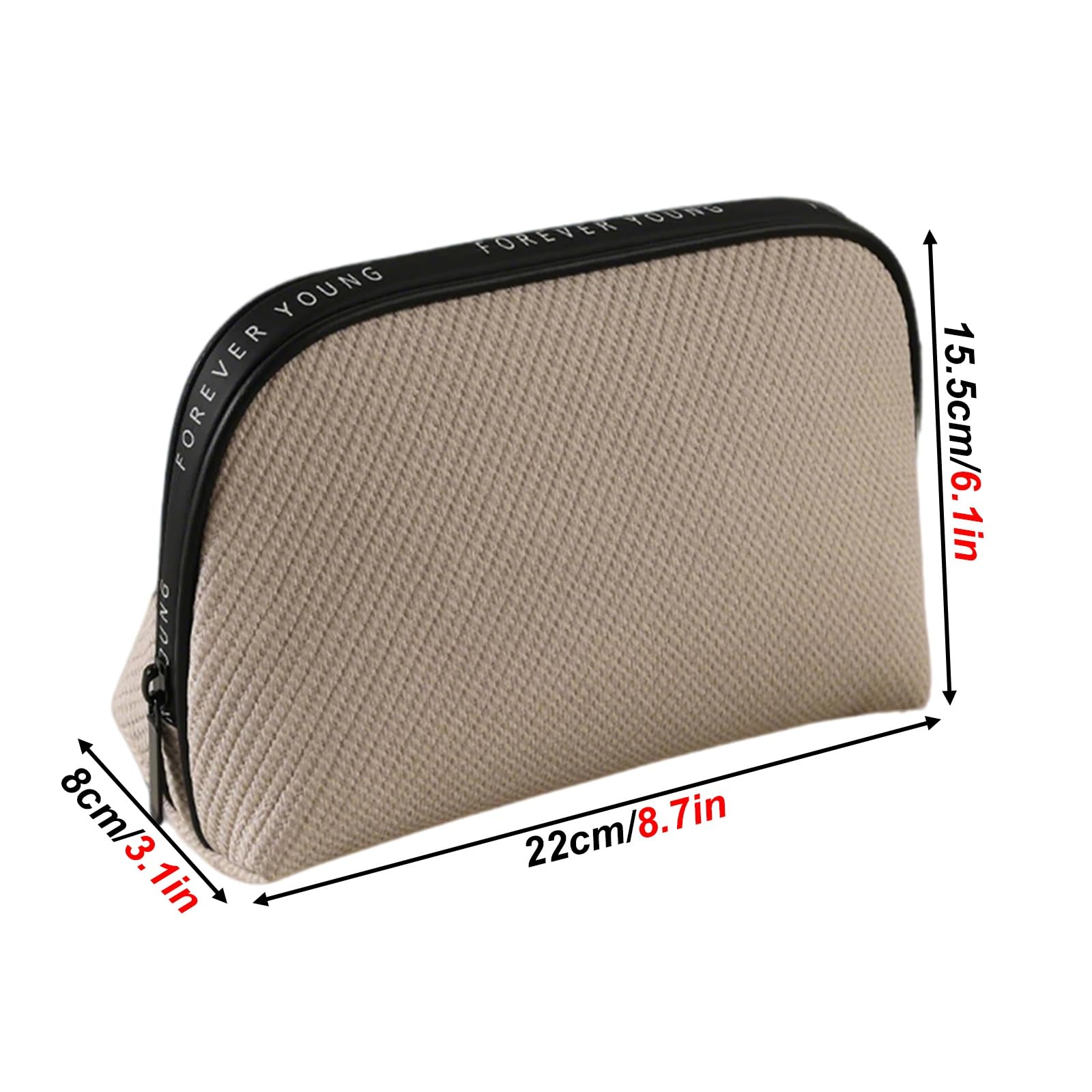 Borsa da Toilette Viaggio Donna ad Alta Capacità, Beauty Case Impermeabile con Ampia Apertura, Realizzato in Materiale PU, Dimensioni Compatte, Grande Capienza e Facile da Pulire(White)