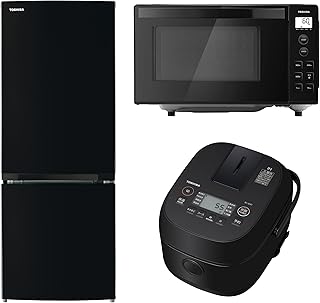 東芝 冷蔵庫 GR-W15BZ1(K) + 電子レンジ ER-S1…