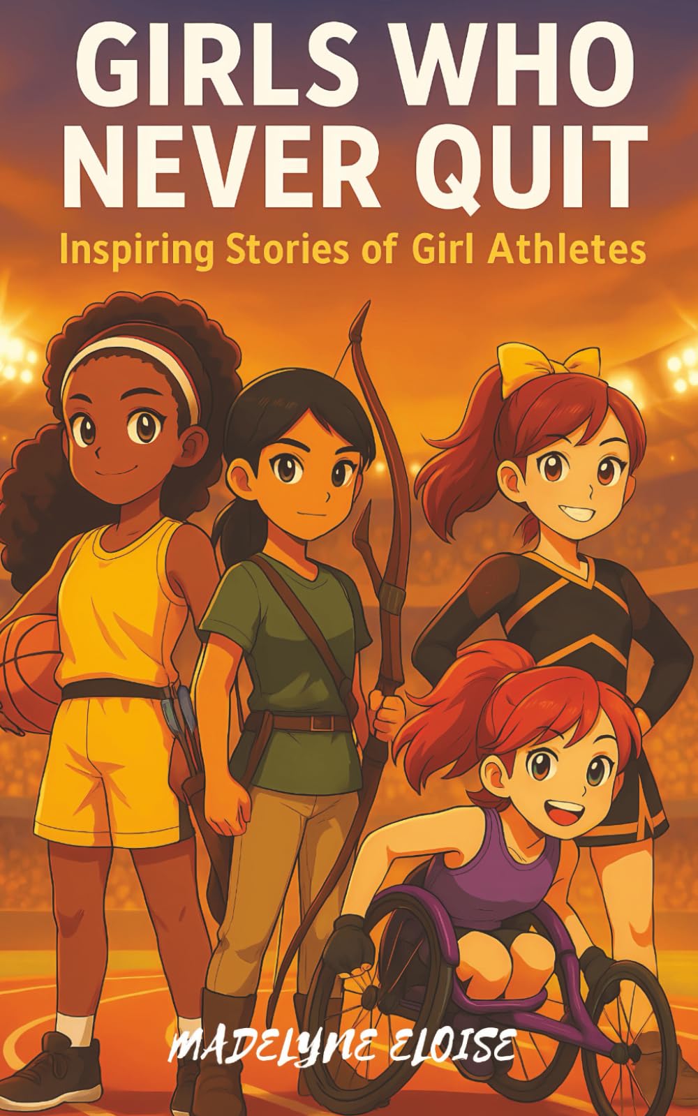 Girls Who Never Quit: Inspiring Stories of Girl Athletes: 18 Motivational Stories for Girls Ages 7–12 Who Love Sports, Overcoming Challenges, and Believing in Themselves