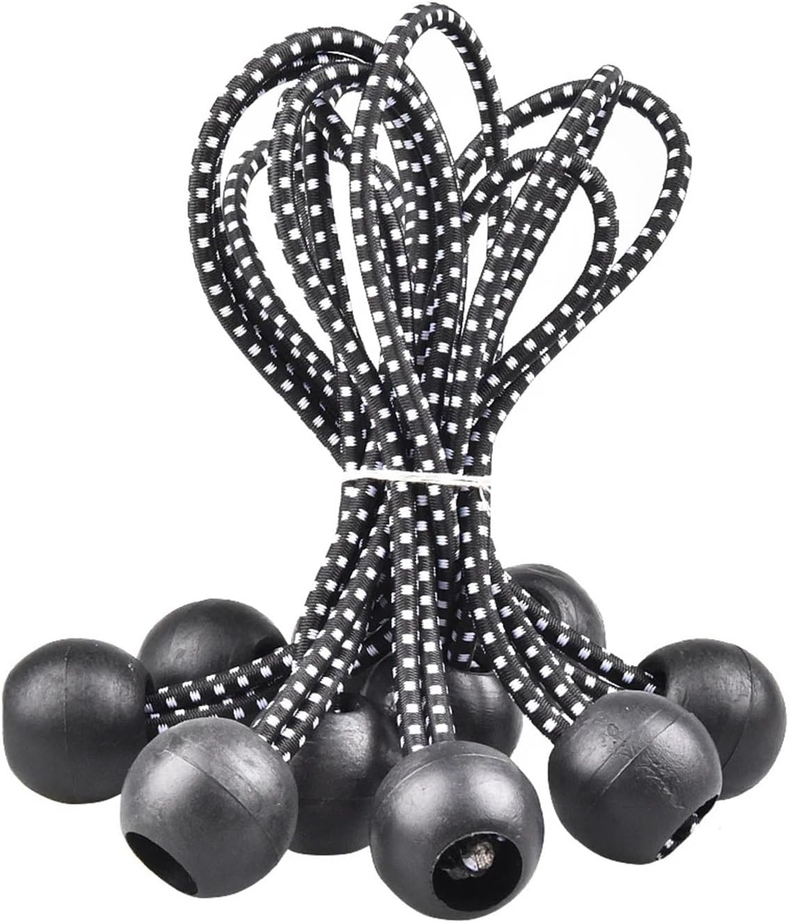 10/20/50 個弾性固定テントボールロープターポリンテントコードストラップロープネクタイ屋外キャンプ accessorie (C