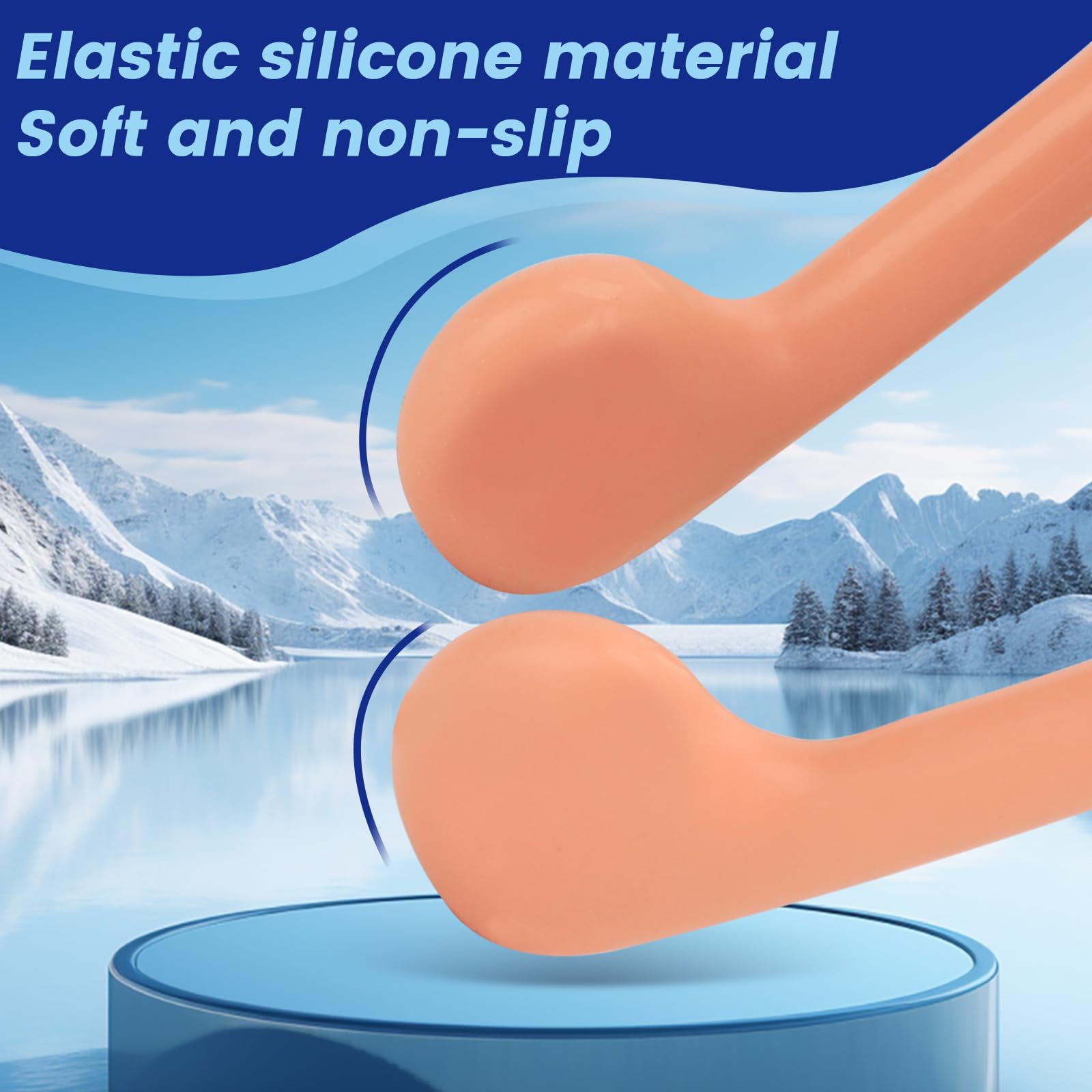 Pinza de Nariz de Natación de Silicona para Adultos y Niños