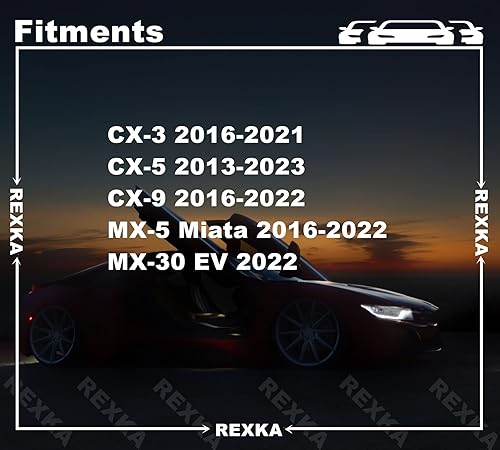 Miniatura 2 de Rexka Clip de moldeo de panel basculante para Mazda KD53-51-833 CX-3, CX-5, CX-9, MX-30 EV, MX-5 Miata