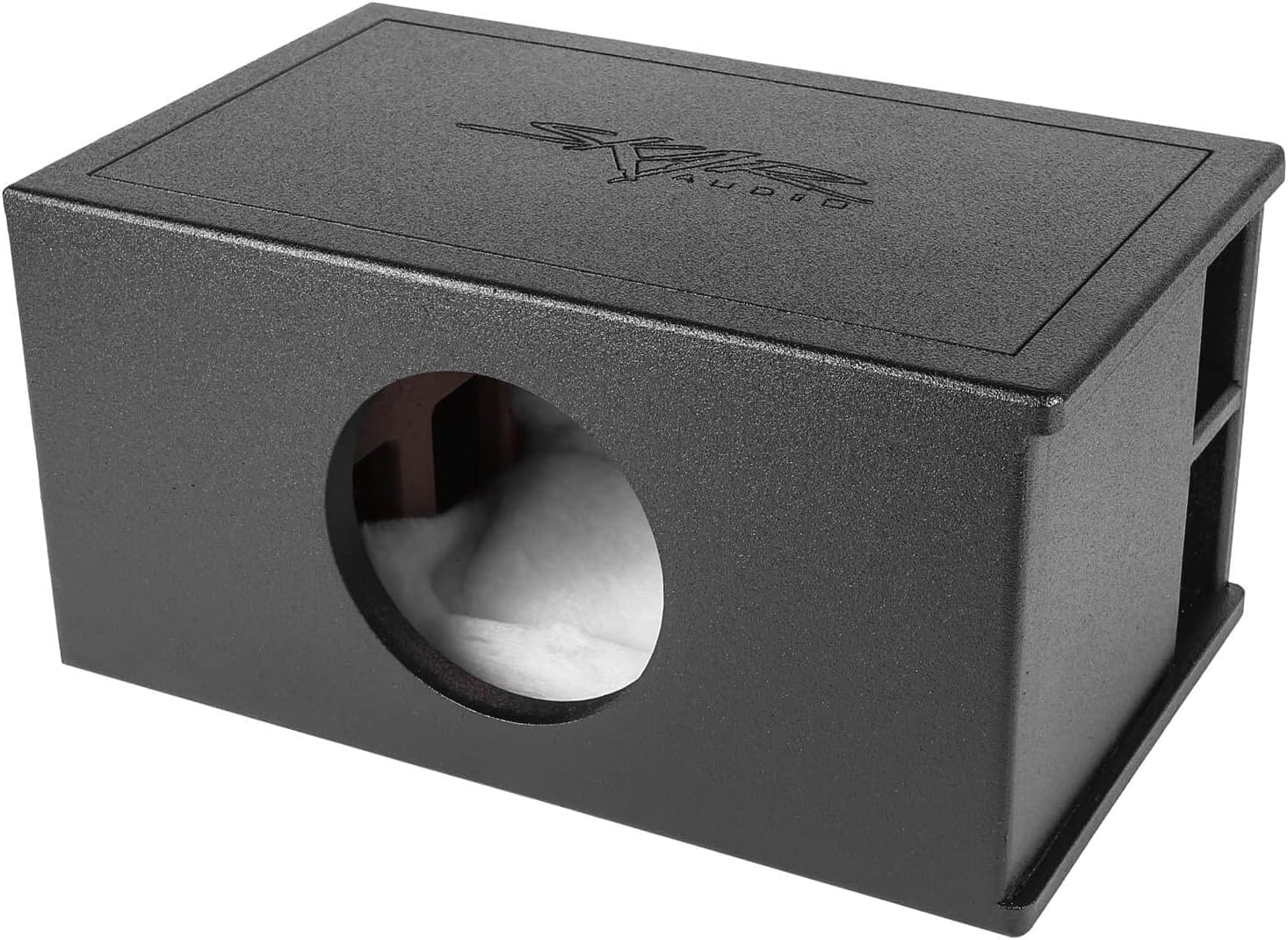 Skar Audio AR1X8V-SPL Single 8" SPL Series Universal Fit Armor Coated Ported Subwoofer Enclosure