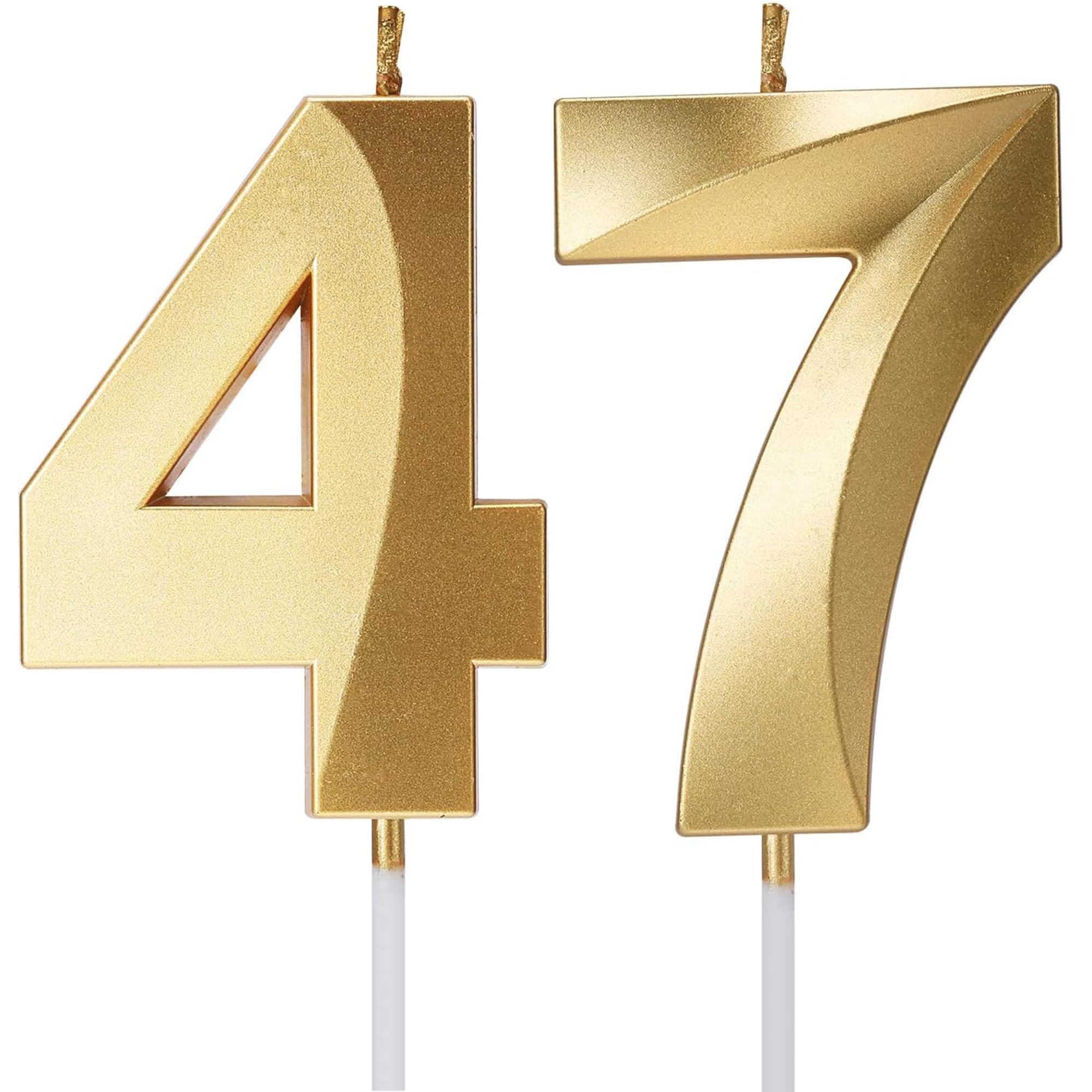 Birthday Candles Number Candles Age Year for Cakes Happy Birthday 3D Designed Wedding Anniversary Party Cake Topper Decorations