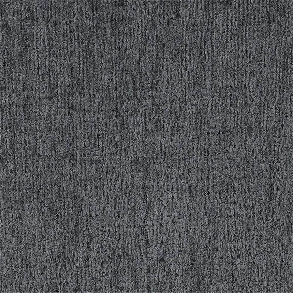 Pemberly Row Contemporary Chenille Upholstered Glider Recliner, Charcoal Gray, Manual Recline, Wall Hugger, Cool Gel Memory Foam, Pocket Coil Seating, 39.75" H x 44" W x 38.5" D, Living Room Chair