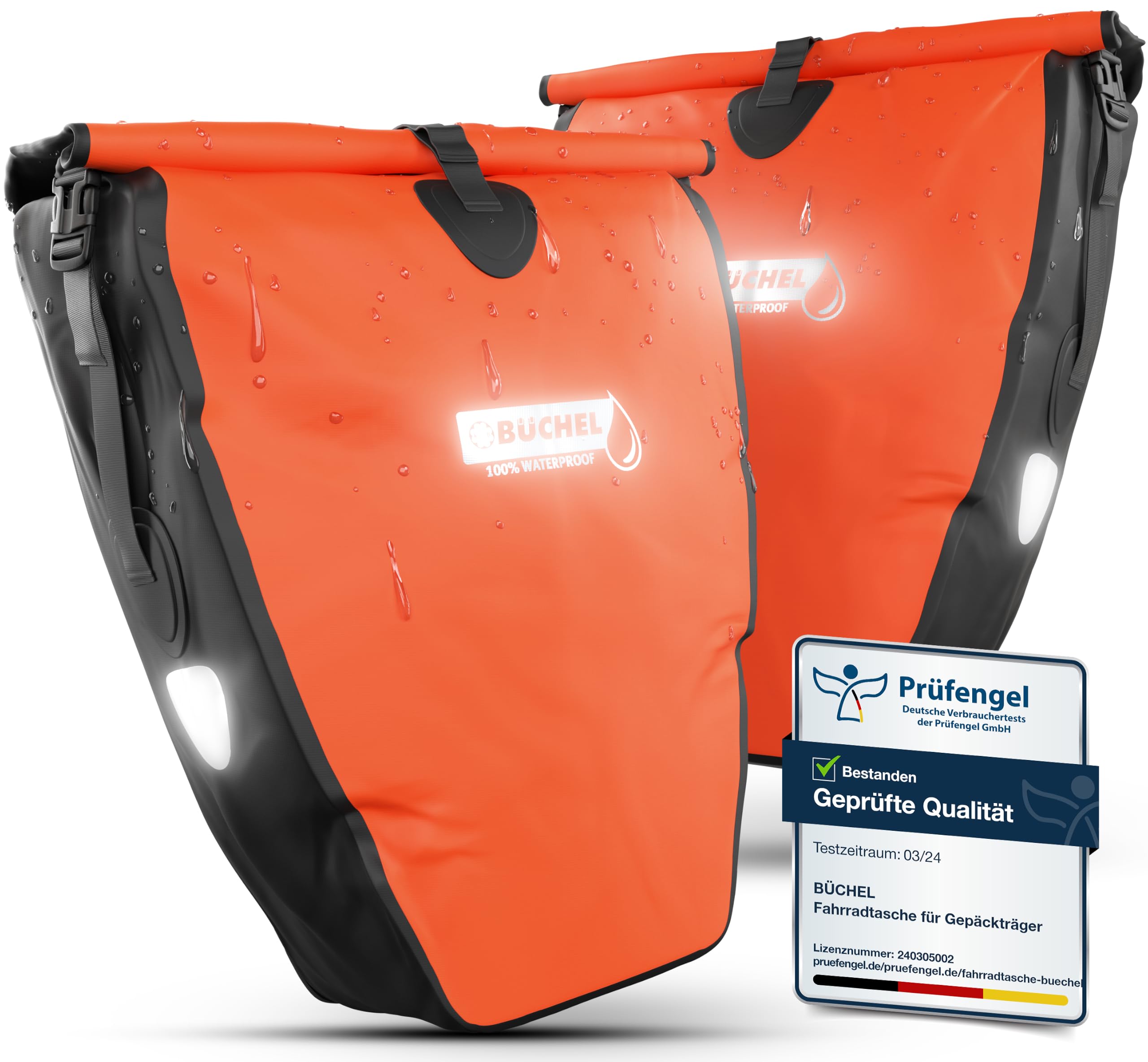 büchel fahrradtasche anleitung für Gepäckträger, 2er Set, 25.4 L Aufbewahrungskoffer Options:Fully Loaded - Pannier Rack and Smart Brake Light Winora Dubai cross bike