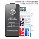 SupCares Tempered Glass for Oppo A74, Narzo 20 Pro, Narzo 20, Narzo 30 and Narzo 30 Pro (6.5 Inch) With Installation Kit | 9H Edge to Edge Screen Protector | Black gallery image