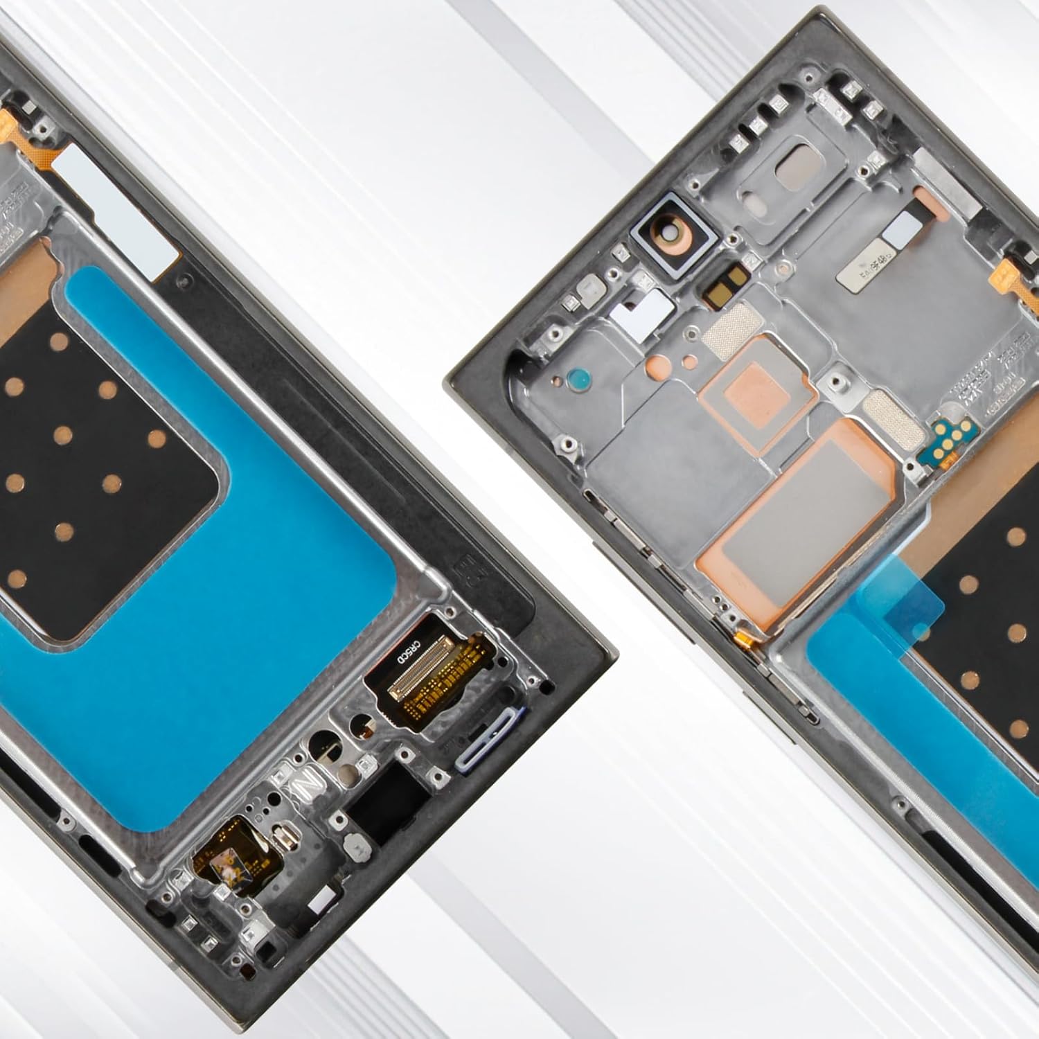 OLED for Samsung Galaxy S24 Ultra 5G Screen Replacement for Samsung S24 Ultra LCD Display Screen Touch Digitizer SM-S928U Repair Parts with Frame(US Version) (Black)