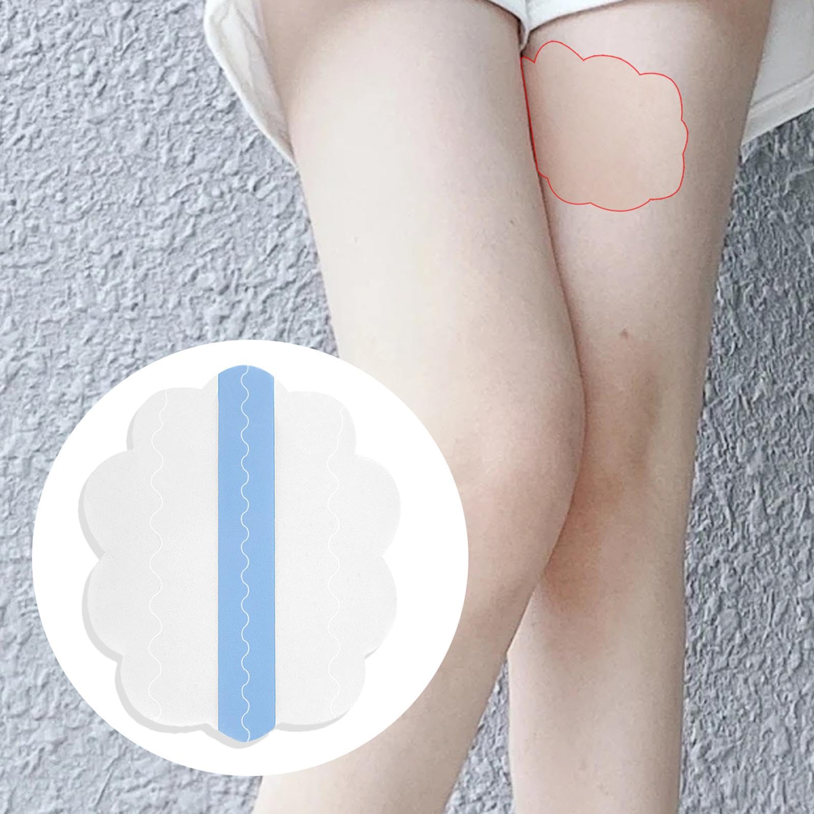 Patchs Anti-frottement Cuisses Femme - 20 Pièces, Effet Lifting, Invisible Sous Les Vêtements