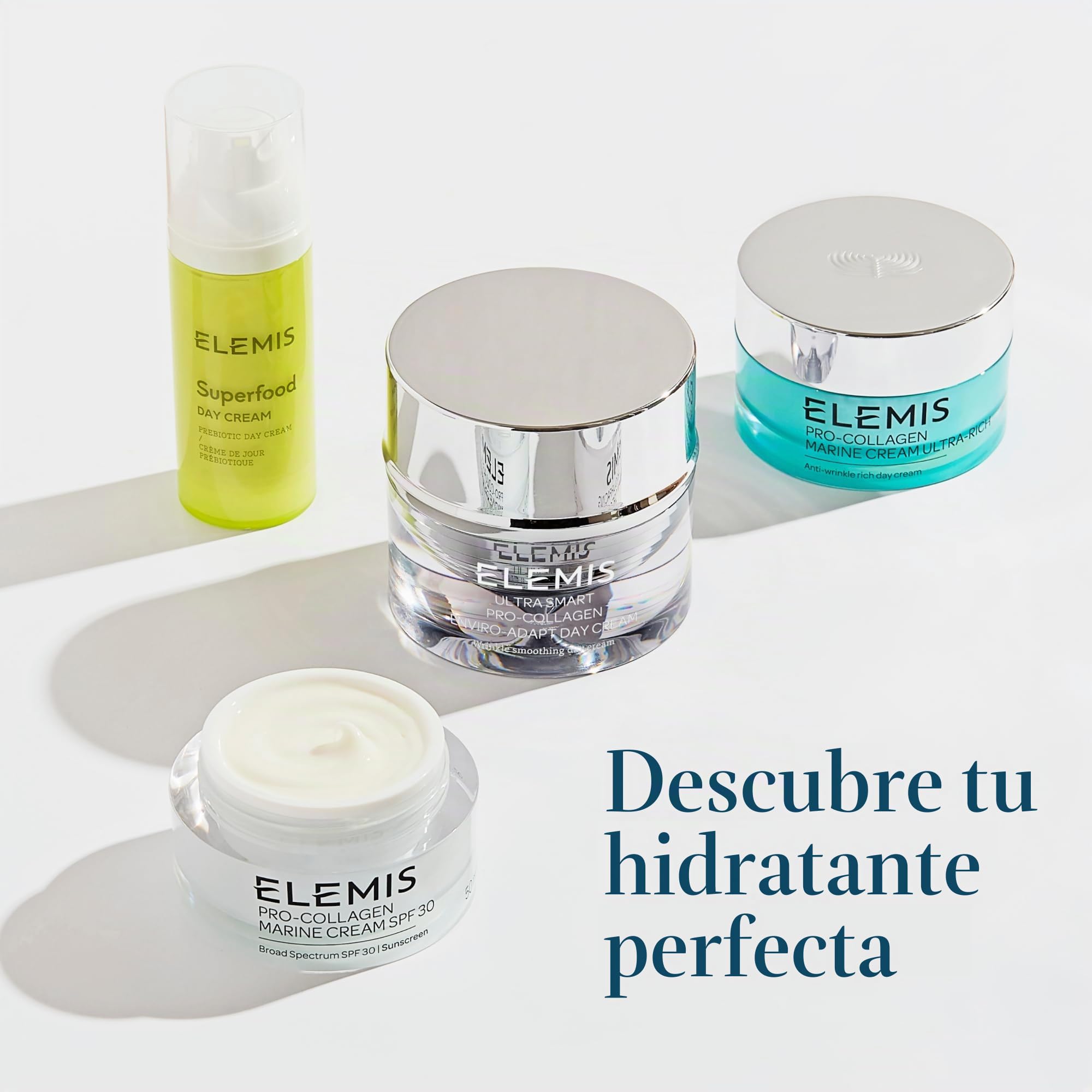 ELEMIS Superfood Crema de día prebiótica para reponer, hidratar y proteger, crema facial rica en vitaminas para un brillo radiante y fresco, hidratante facial diario ligero con antioxidantes, 50 ml