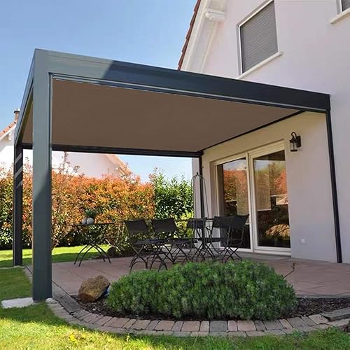 Miniatura 2 de COARBOR Pérgola cubierta de tela de sombra de 12 pies x 44 pies, proporciona un rollo de tela de sombra, pantalla de malla personalizada, resistente