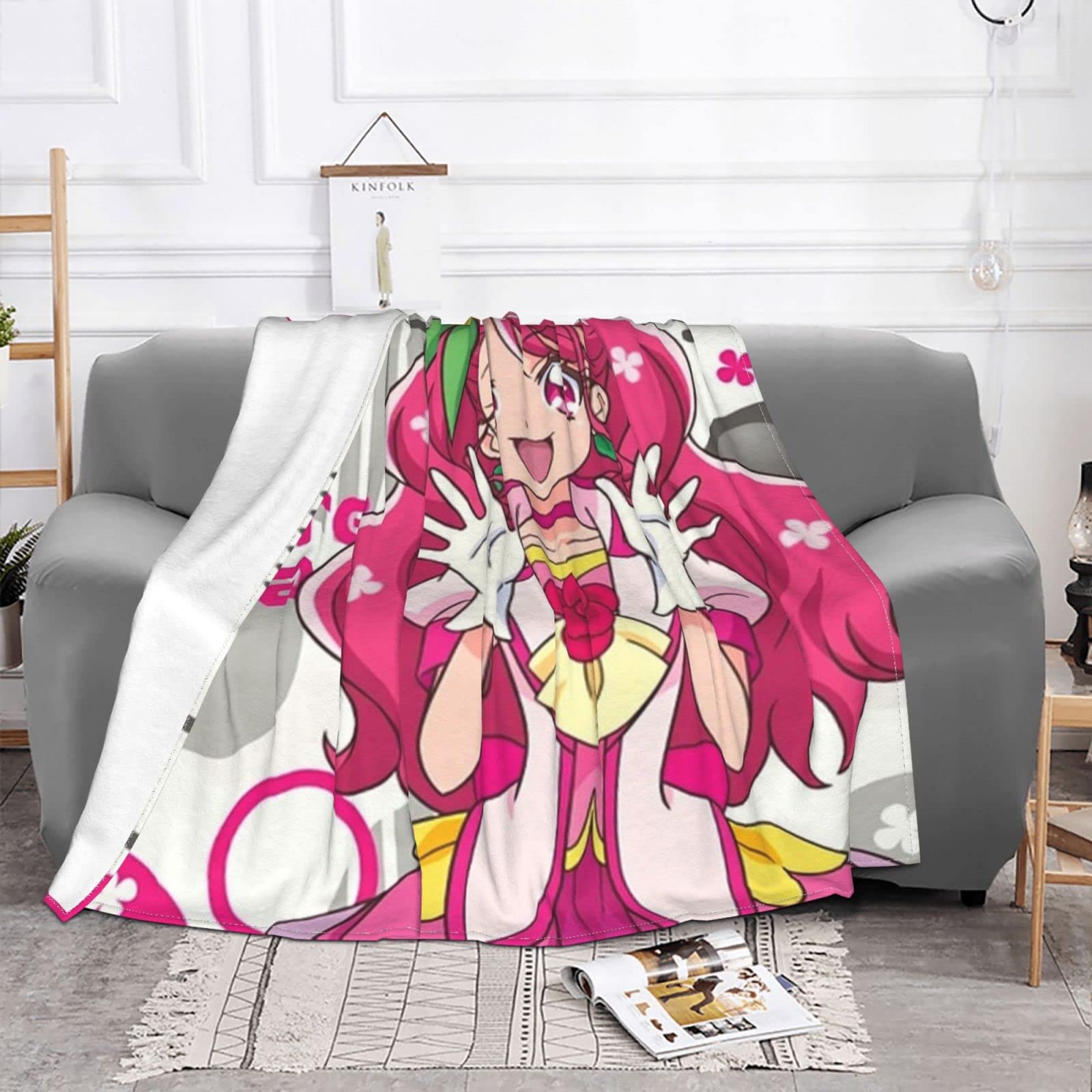 Amazon｜魔法つかいプリキュア ブランケット blanket フランネル