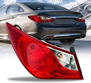 Nilight Taillight Assembly for 2011 2012 2013 2014 Hyundai Sonata