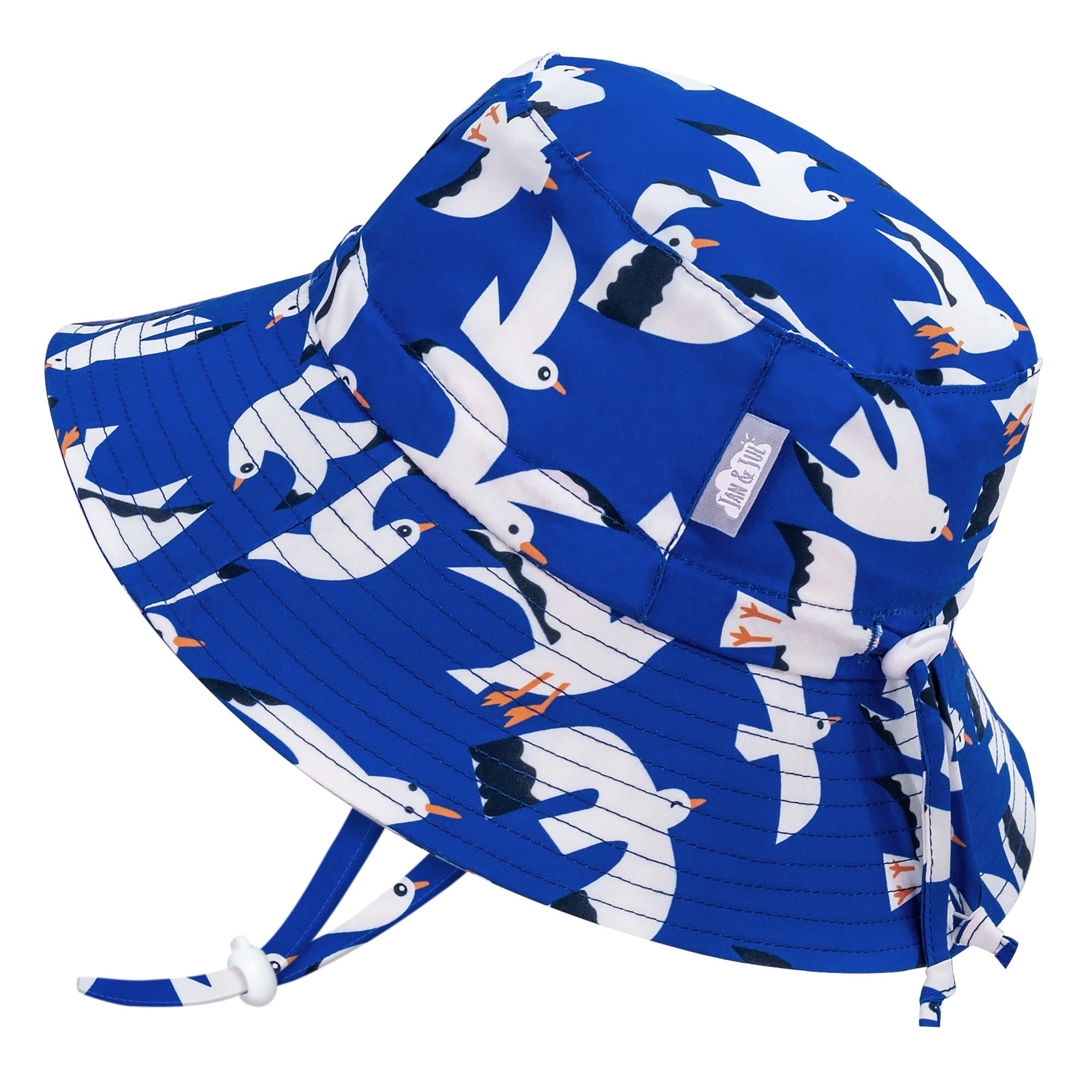 JAN &amp; JUL Kids' Quick Dry Beach Bucket Sun-Hat for Swimming