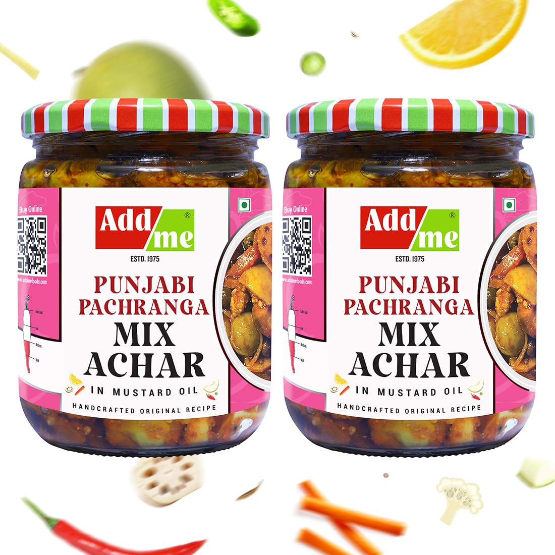 Add me Mixed Pickles 1kg Homemade Mix achar & Taste Mango Chilli Lemon Carrot ker Ginger karonda lasoda Fruit Punjabi Achar 500gm + 500gm Mix achar (B082NZJ5WX) Amazon Price History, Amazon Price Tracker