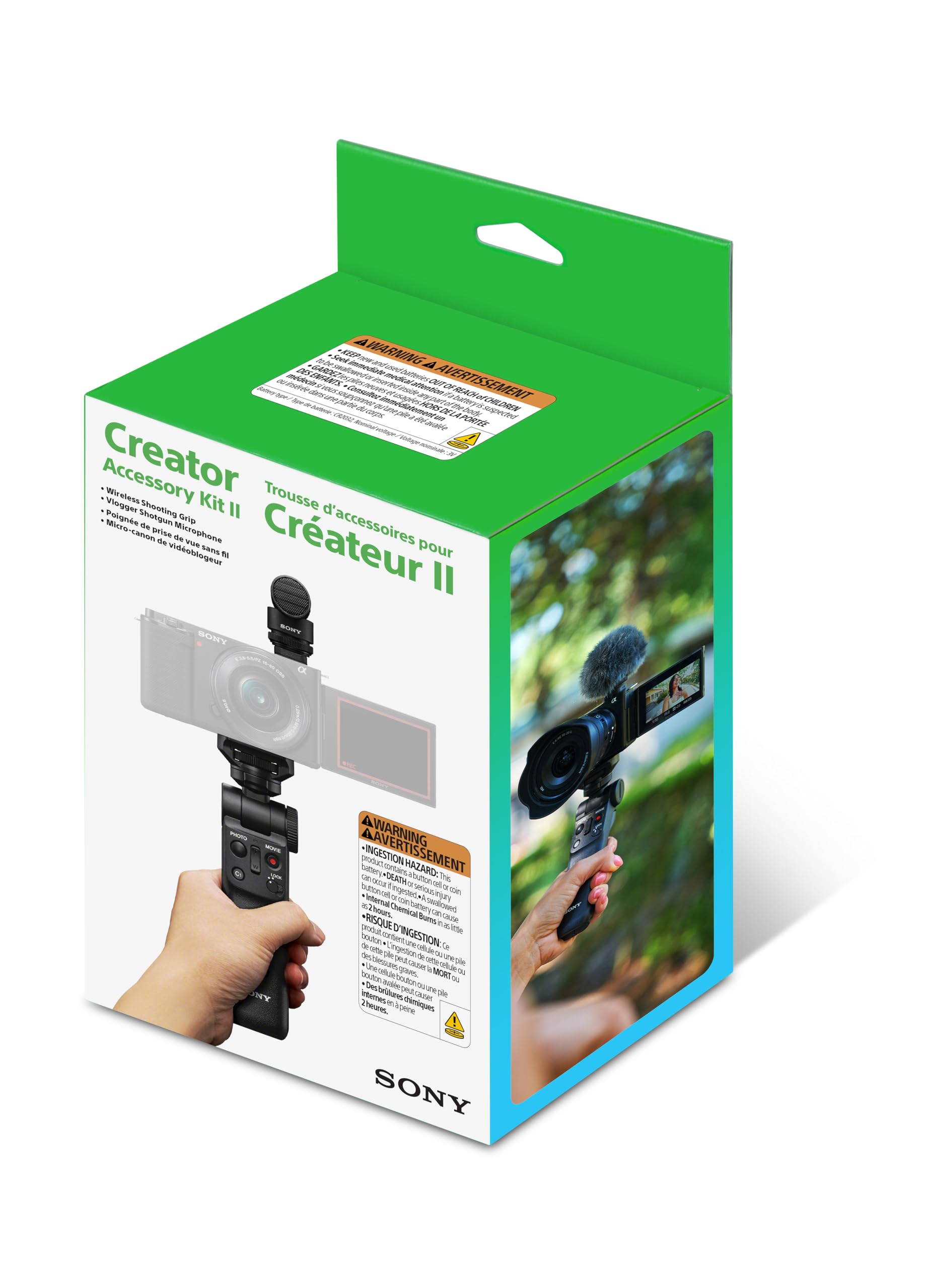 【値下げ】VLOGCAM ZV-1 II SHOOTING GRIP KIT Shooting Grip With Wireless Remote Commander | GP-VPT2BT