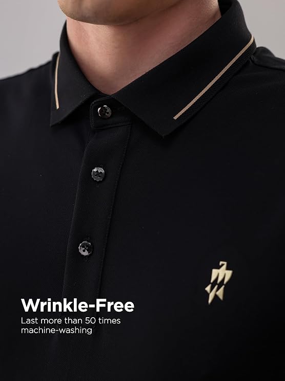 Mens Polo Shirts Short Sleeve Cool Moisture Wicking High Stretch Breathable Golf Polo Shirts